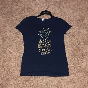 Musical navy tee